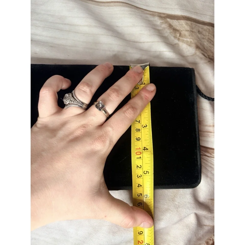 Valerie Stevens Black Velvet Clutch Purse Bag Hidden Strap‎ Mirror Eveningwear
